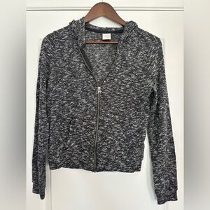 Abercrombie & Fitch Heathered Speckled Knit Zip jacket/hoodie.